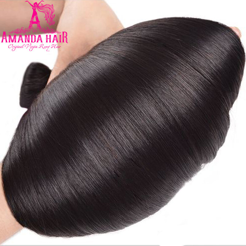 Pacotes de extensão de cabelo humano reto, Hair Weave Bundles, Cabelo Remy brasileiro, 30 em, 32 em, 34 em, 36 em, 38 em, 40 em
