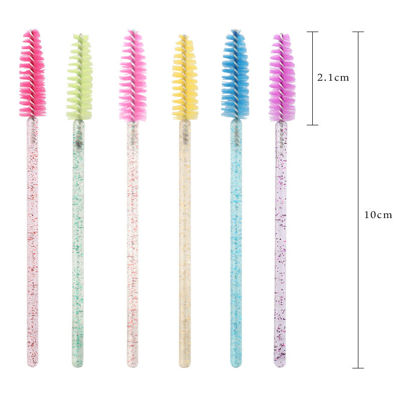 Conjunto de escova de sobrancelha descartável para extensão de cílios, rímel, aplicador, spoolers, cílios, escovas cosméticas, ferramentas de maquiagem