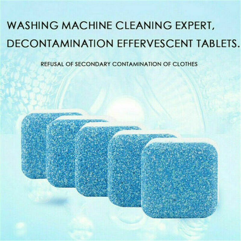 1/5/10/15Pcs Wasmachine Cleaner Washer Reiniging Wasserij Zeep Wasmiddel Bruisende Tablet Washer Bad bom Cleaner