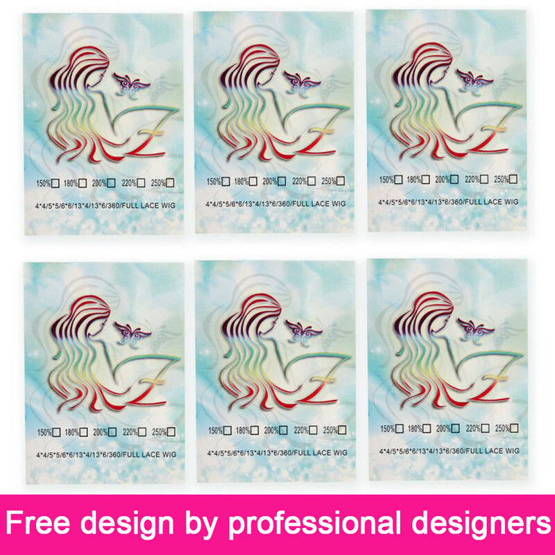 Пользовательский логотип для волос бесплатно дизайн вашей ленты для волос быстрая доставка