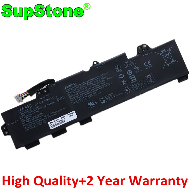 Supstone tt03xl bateria do portátil para hp elitebook 755 850 g5, zbook 15u, HSTNN-LB8H, db8k, HSN-I17C-5,I13C-5,932824-421, 2c1, 933322-855