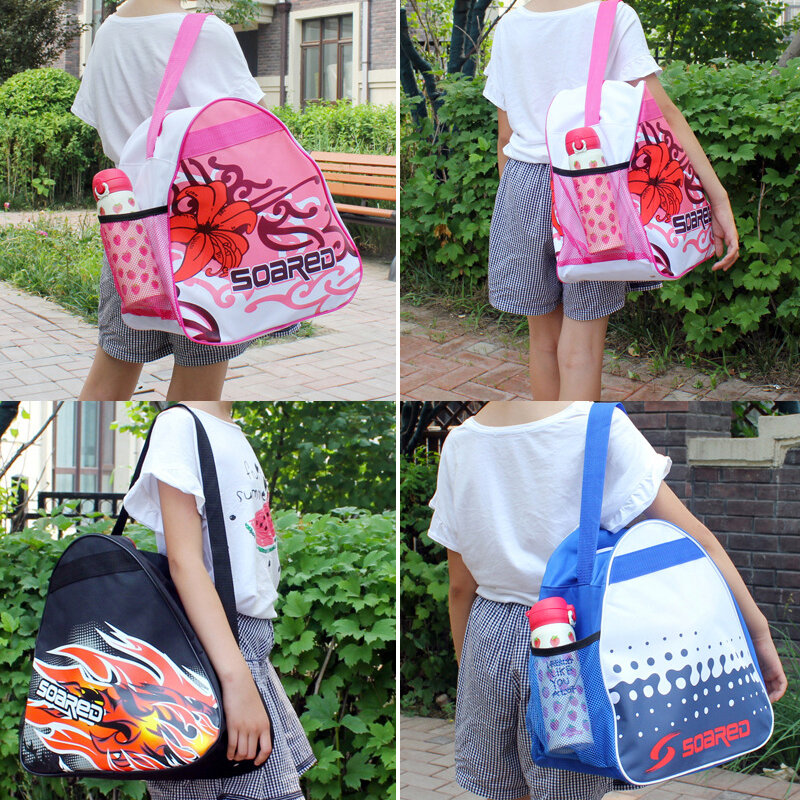 NEW Kids Adult Cute Cartoon Roller Skate Bag Portable Oxford Carry Bag Shoulder Bag Big Capacity Gift