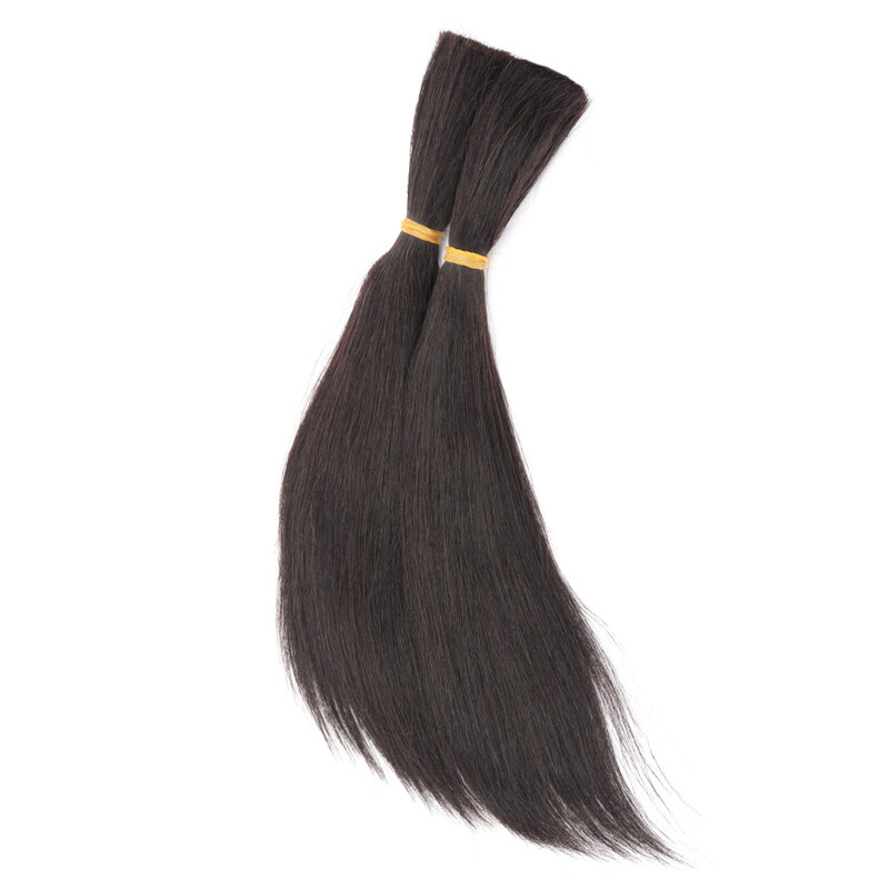 Extensões de cabelo humano a granel para trança cabelo humano a granel curto 50 g/pc brasileiro remy para trança única trama