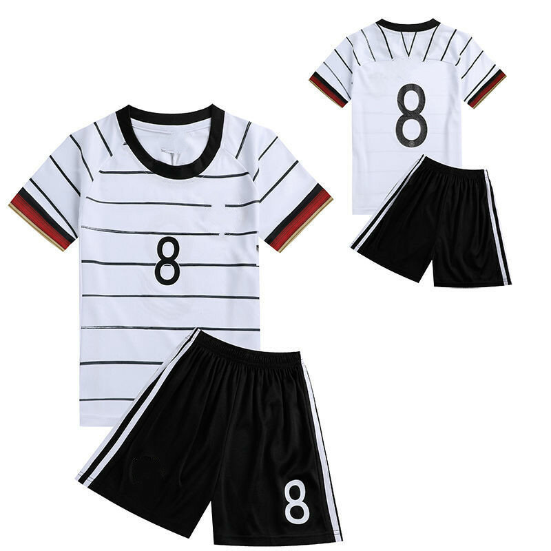 Traje de fútbol para niños de la Copa del Mundo para ropa de niños medianos y grandes para Jersey de bebé para niños traje deportivo de moda