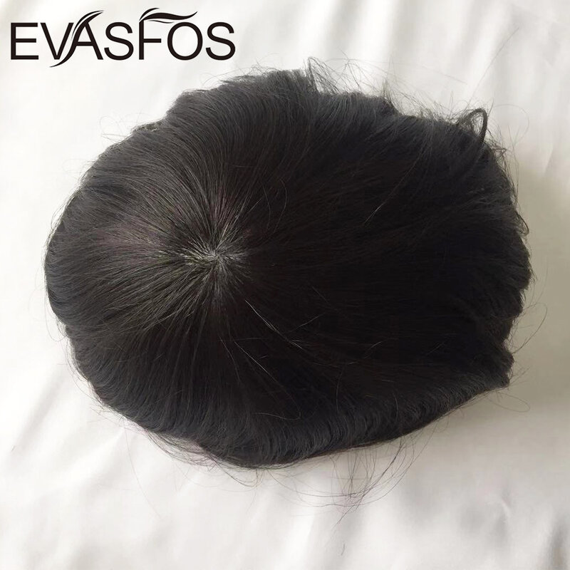 Super Thin Skin Injected Human Hair Toupee for Men Hair Wig 0.08mm Thin Skin Injected Toupee Base Men Hair Piece Replacement