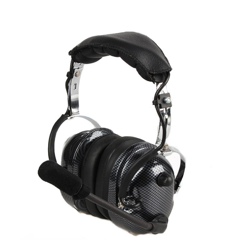 Авиационная гарнитура для рации, шумоподавление Headaphone для Kenwood Baofeng UV-5R, 2 контакта, двустороннее радио