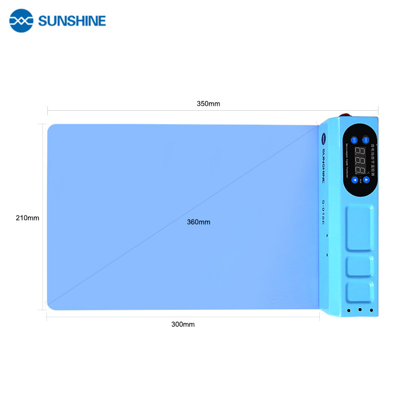 Сценический нагреватель SUNSHINE S-918E, отдельный нагревательный коврик для мобильный телефон, планшетов, ЖК-экранов, ремонтные наборы, инструме...