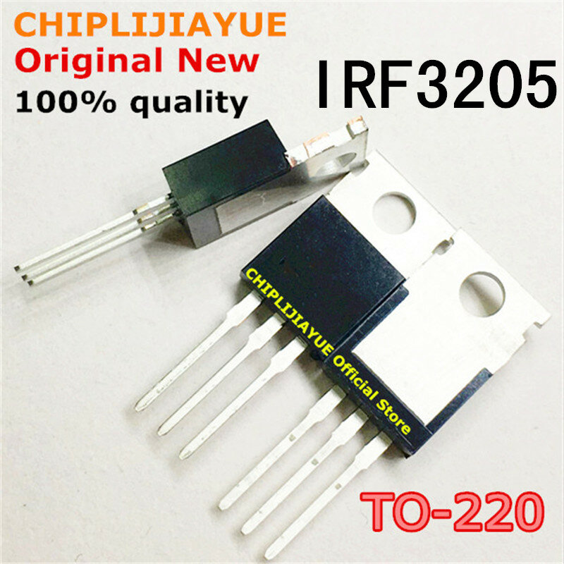 10PCS IRF3205PBF TO220 IRF3205 TO-220 3205 nuovo e originale IC Chipset