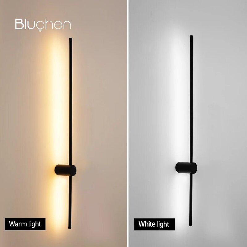 Modern Led Wall Lamp Touch Switch Wall Sconce Lamp For Bedroom Living Room Industrial Style Indoor Wall Light Fixture