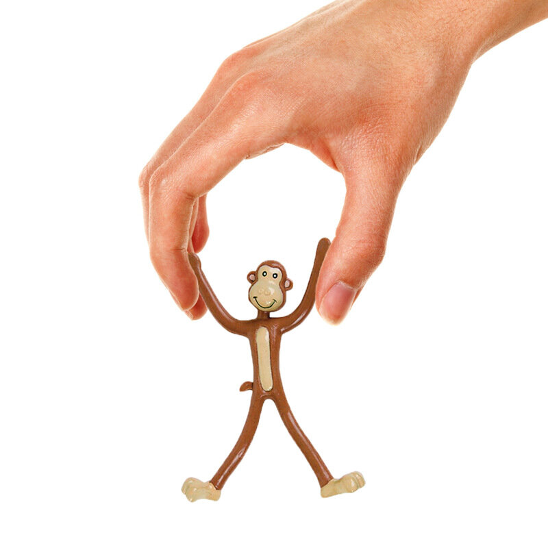 1 шт. сгибаемые животные Сика олень Зебра обезьяна витая кукла деформация снятие стресса игрушки для детей