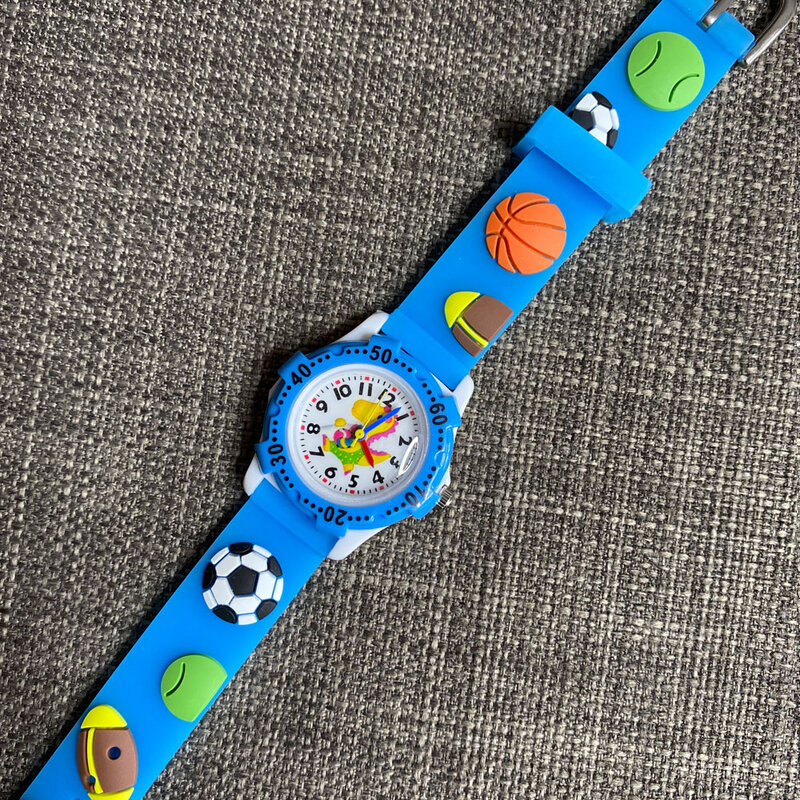 Reloj deportivo de silicona con dibujos para niños, pulsera de cuarzo resistente al agua con esfera luminosa, exquisito diseño de dibujos animados, regalo de Navidad, 2021