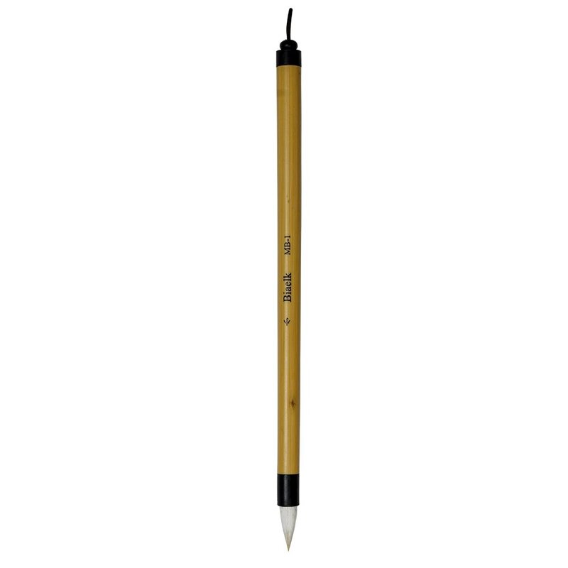 Bambu Handle Kolisky e Cabra Escova de Cabelo Pen, Pintura Chinesa, Arte Caligrafia Suprimentos, Artista Pen, Alta Qualidade, 1Pc, MBT-1
