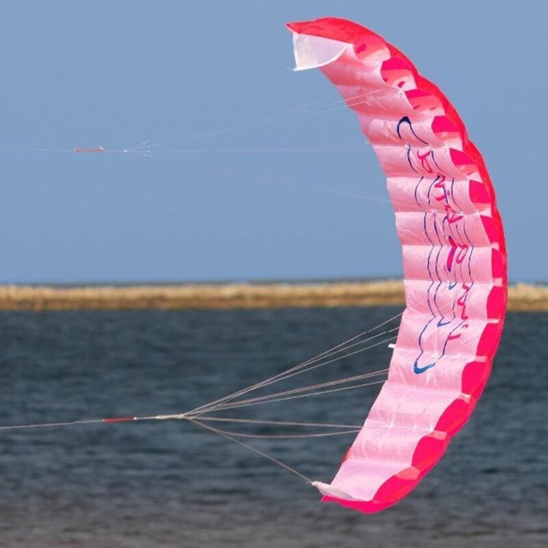 1,4 m doble línea mezcla de colores acrobacias paracaídas parapente suave vela surf cometa deporte enorme gran actividad al aire libre cometa voladora