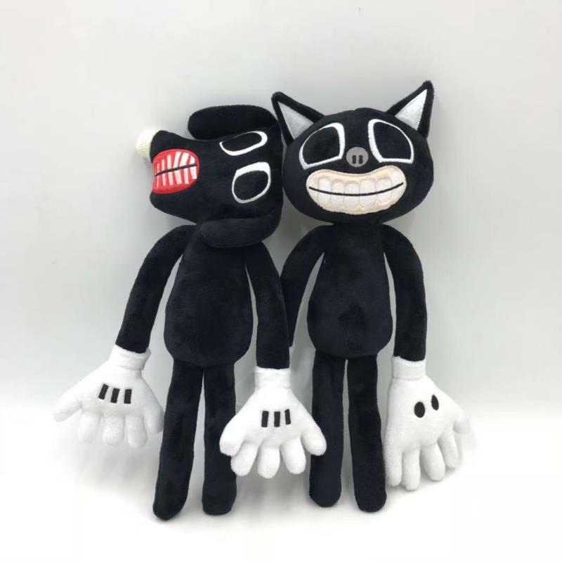 2022ใหม่มาถึงไซเรนหัวตุ๊กตาของเล่นการ์ตูนสีดำ Cat ตุ๊กตาตุ๊กตาสยองขวัญตัวอักษรตัวเลข Peluche ของเล่นสำหรับเด็กวันเกิดของขวัญ