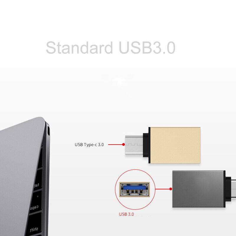 Adapter typu C USB-C type-c na USB 3.0 konwerter telefon kabel otg do Samsung S8 S9 uwaga 8 Huawei Mate 9 P20 Xiaomi Mix 2S USB C