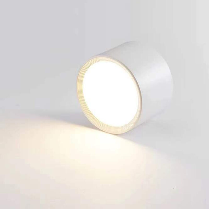 북유럽 현대 표면 탑재 downlight LED 천장 조명 스포트 라이트 3 빛 색상 변환 LED 통 실내 조명