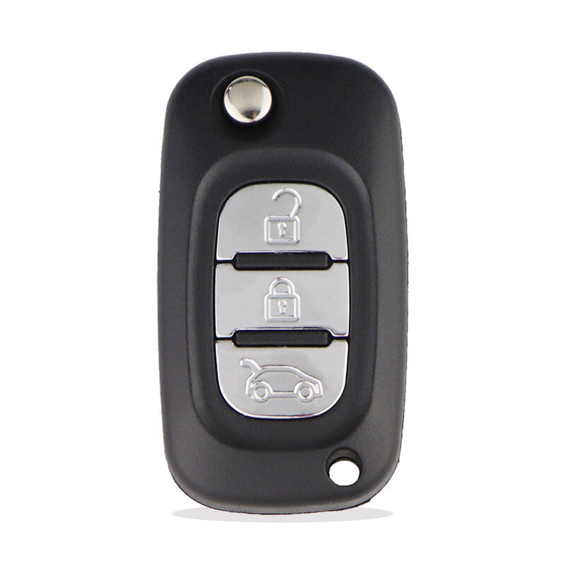 YIQIXIN Filp Remote Key Shell Case 2/3 pulsanti per Renault Clio 3 Kangoo Master Modus Twingo 2006-2016 lama non tagliata di ricambio