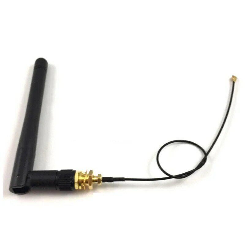 2.4g antena dobrável ipex para sma interno buraco pino conexão fio wi-fi antena especial para módulo de comunicação