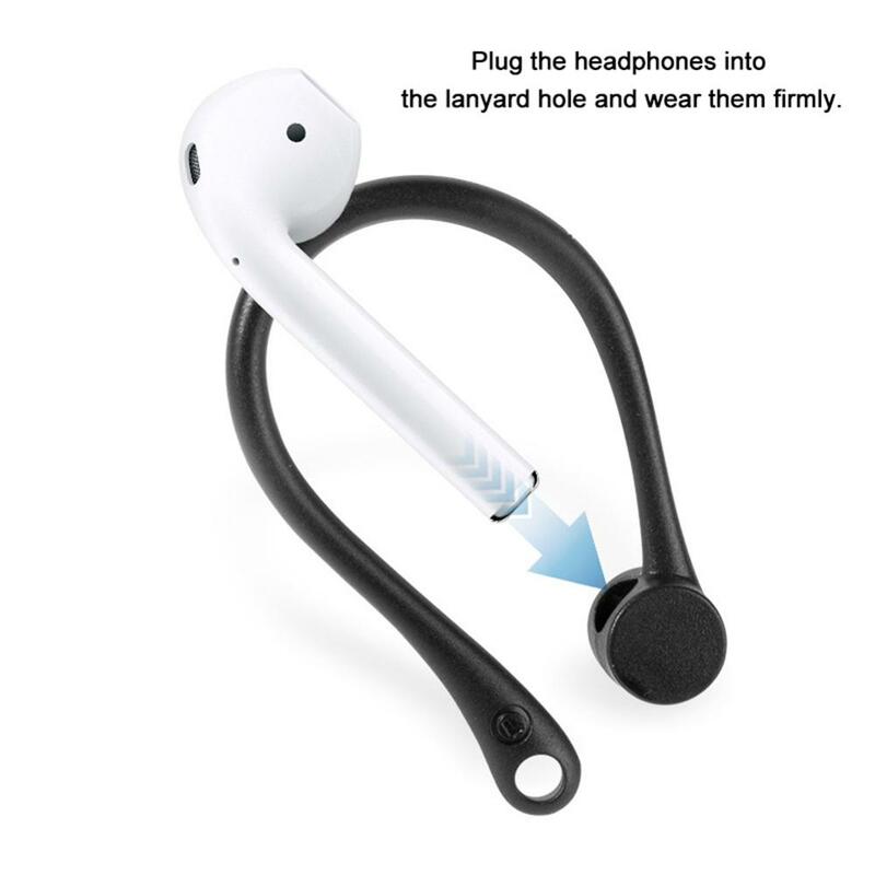 3D Anti-queda Fone de ouvido Casos para Air Pods, Bluetooth Headset, Earhooks Titular, fone de ouvido Acessórios, Case, 1, 2, Mini