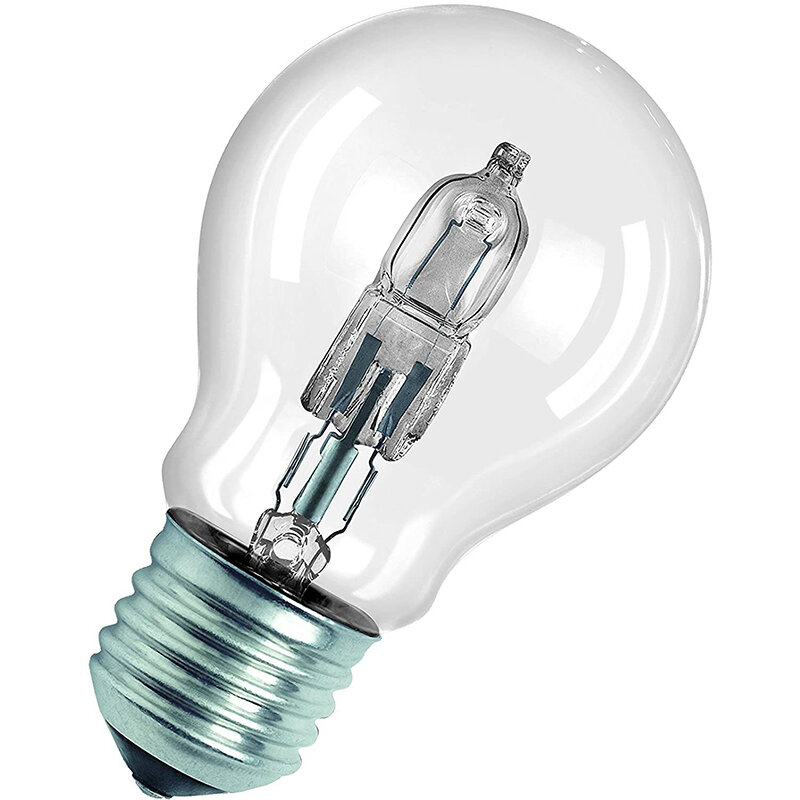 HoneyFly-bombilla halógena para lámpara incandescente, reemplazo transparente de lámpara halógena de 220V, 28W, 42W, 53W, 70W, 100W, 95x55mm, 3000K, A55, E27, 10 piezas
