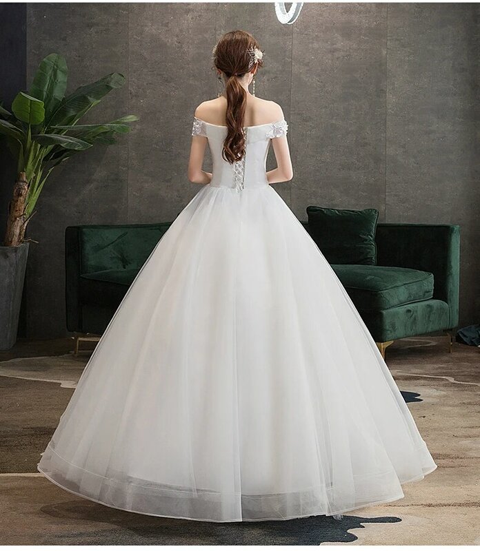 Suknia ślubna 2023 nowa seksowna dekolt w szpic suknia księżniczka w stylu Vintage suknia ślubna luksusowe koronkowe suknie ślubne Plus rozmiar