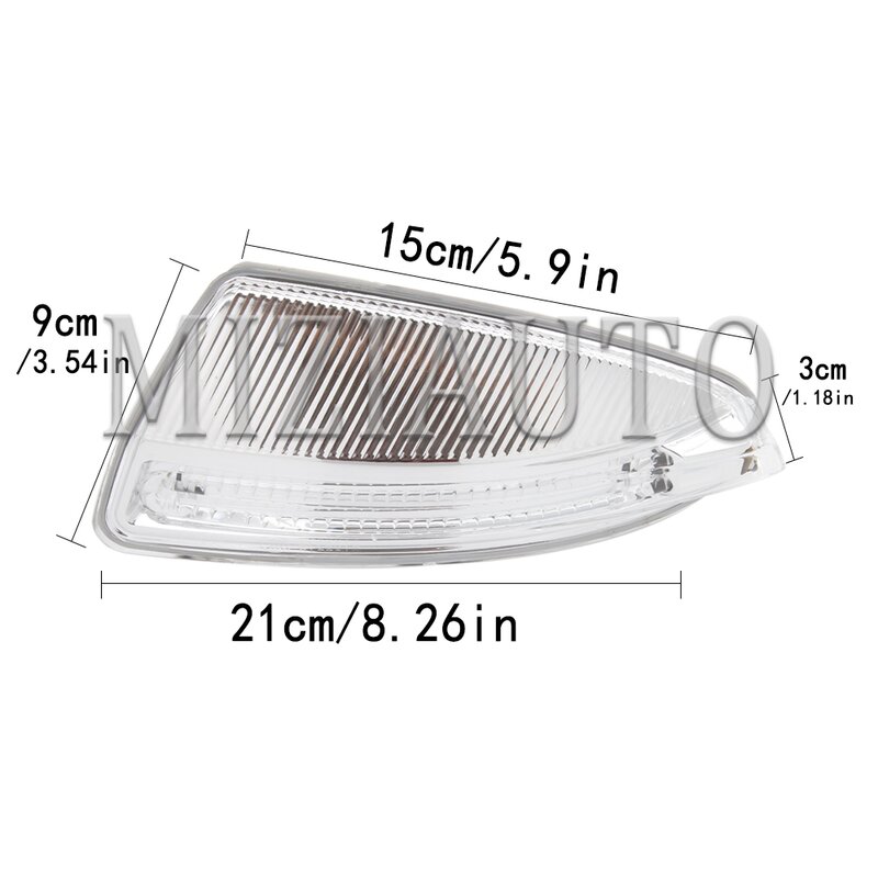 1Pcs LED Rearview Mirror Turn Signal Side Lens Light C-Class Door Wing For Mercedes Benz W204 W164 ML300 ML500 Lamp
