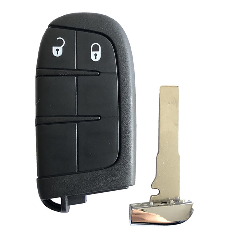 Chave de controle remoto inteligente para Jeep Compass, CN086028, 2 botões, M3N-40821302, 433MHz, 4A Chip, Keyless Entry, SIP22 Blade, Original