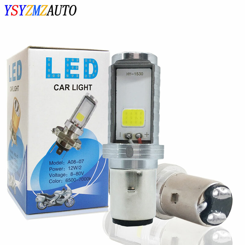 LEDヘッドライト電球,補助ライト,1ユニット,2000lm,20d,h6,6500k,12v