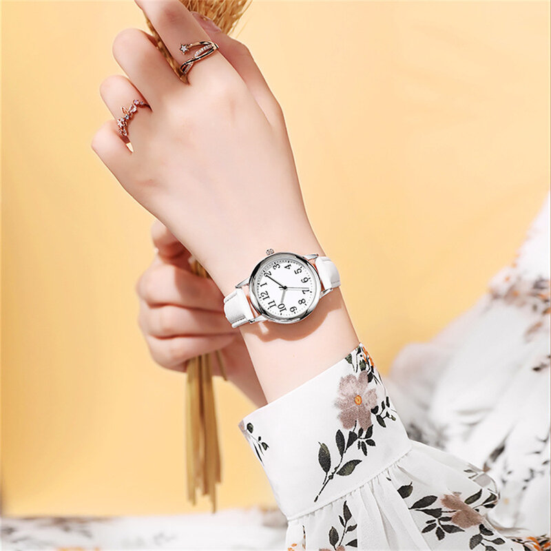 Relojes digitales sencillos Para Mujer, pulsera de cuarzo a la moda