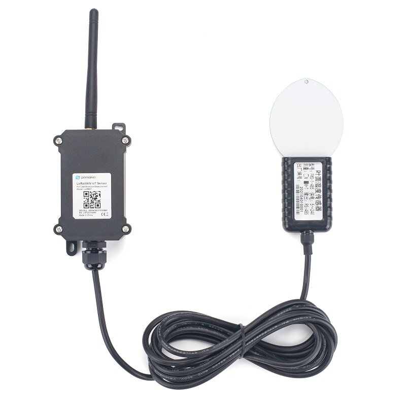 Sensor de humedad de hoja LoRaWAN LLMS01 para agricultura inteligente