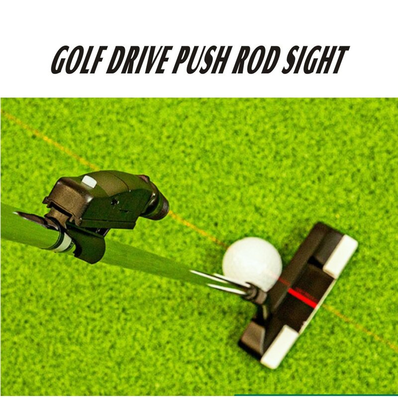 Golf Putter Laser Penglihatan Pelatihan Golf Alat Bantu Latihan Tujuan Garis Korektor Menempatkan Garis Laser Korektor Bantuan Golf Aksesori