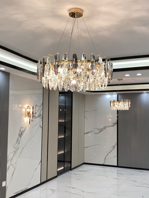 Lampadario a soffitto luci a Led k9 sala da pranzo in cristallo lampada classica camera da letto DL Brand