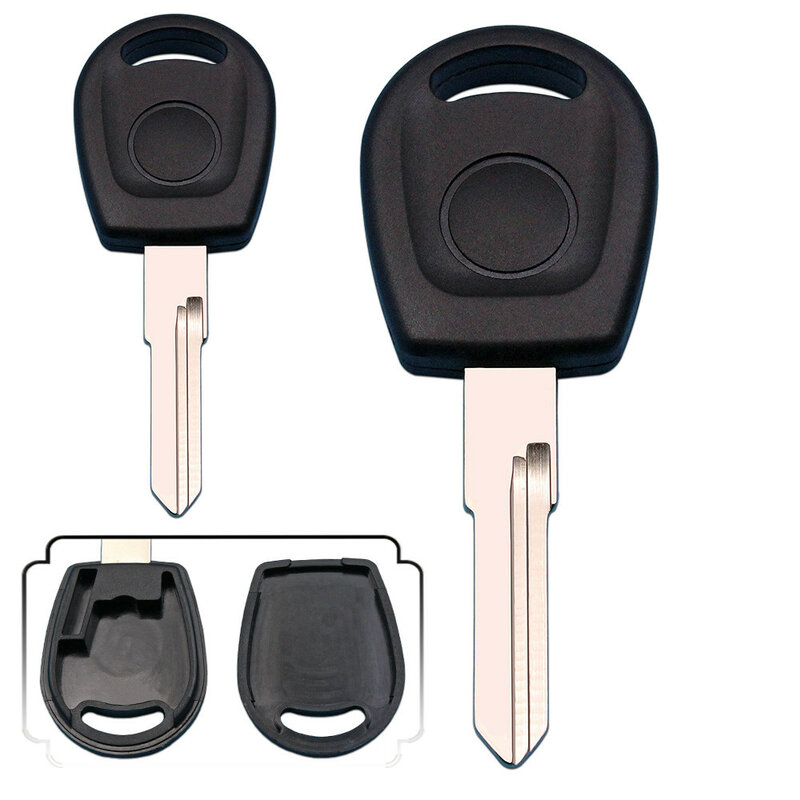Keychannel Chave do tansponder do carro, Chip sobresselente, Ferramenta de serralheiro, Jette Polo Golf, Lâmina chave HU49, 10Pcs
