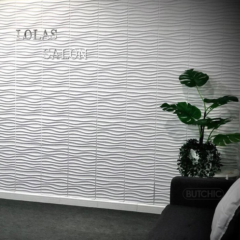30X30Cm 3D Tiga Dimensi Stiker Dinding Dekoratif Ruang Tamu Wallpaper Mural Tahan Air 3d Panel Dinding Cetakan Kamar Mandi Dapur