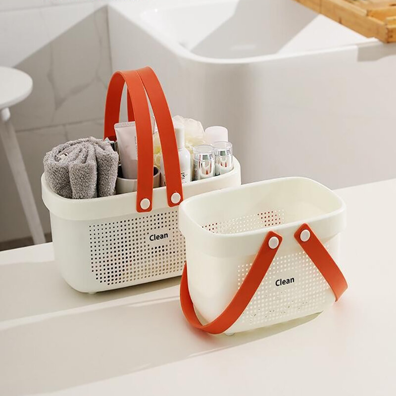 Пластиковая портативная корзина для ванной, корзина для хранения, детская корзина для хранения в ванной комнате, корзина для мытья, бытовая корзина для купания lc268