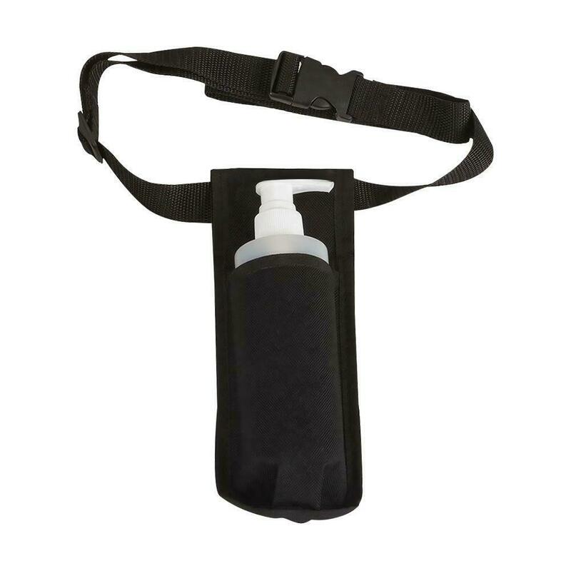 Durable Holder Massage Bottle Holster Oil Lotion Dispenser Essential Soft Single Adjustable Comfortable Waist Belt Oxford Cloth