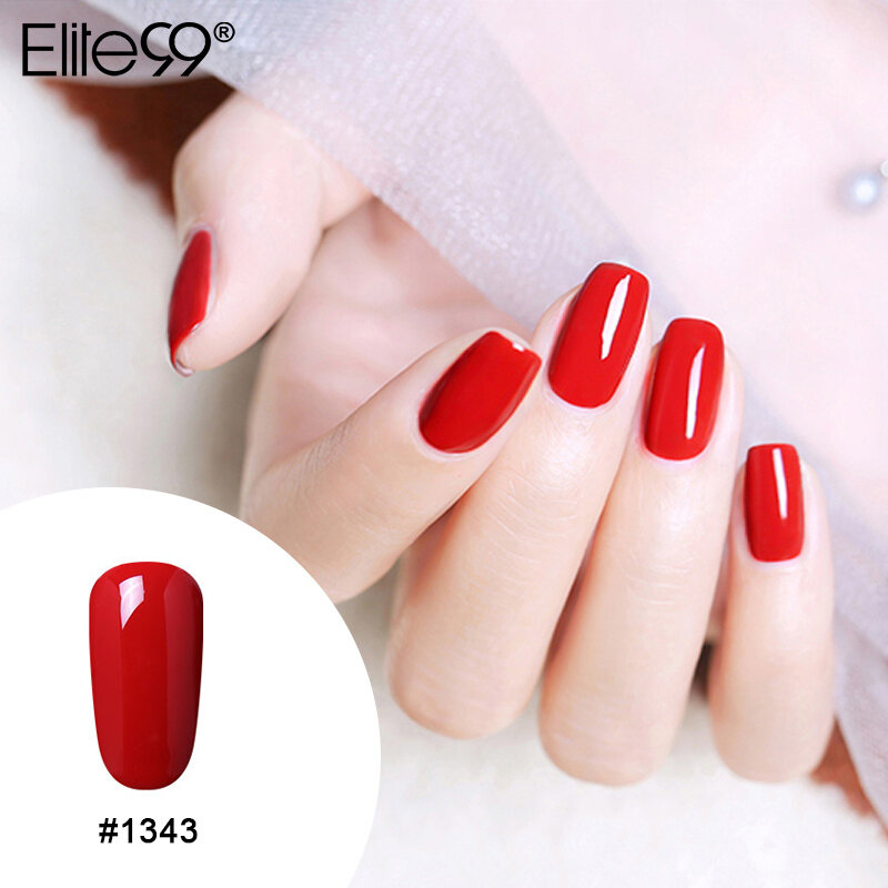 Elite99 7 мл винно-красный УФ-гель для ногтей Гибридный лак все для маникюра Полупостоянный Чистый гель для дизайна ногтей гель лак