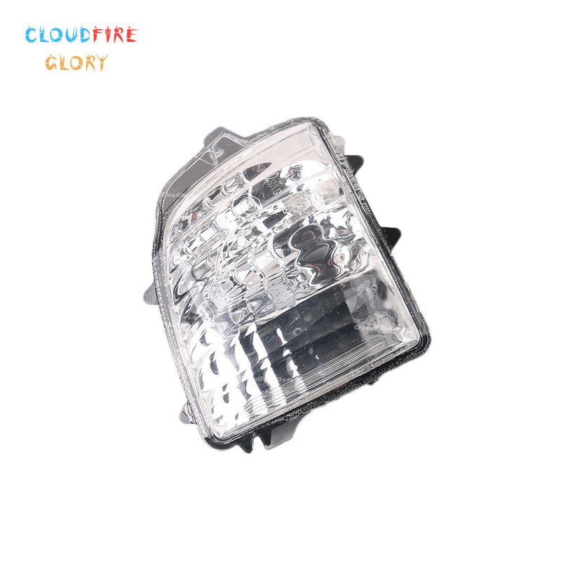 CloudFireGlory-luz de señal de giro para espejo de puerta izquierda y derecha, sin bombilla, transparente, para Volvo XC70, XC90, 31111813 a 31111814, 2008, 2012