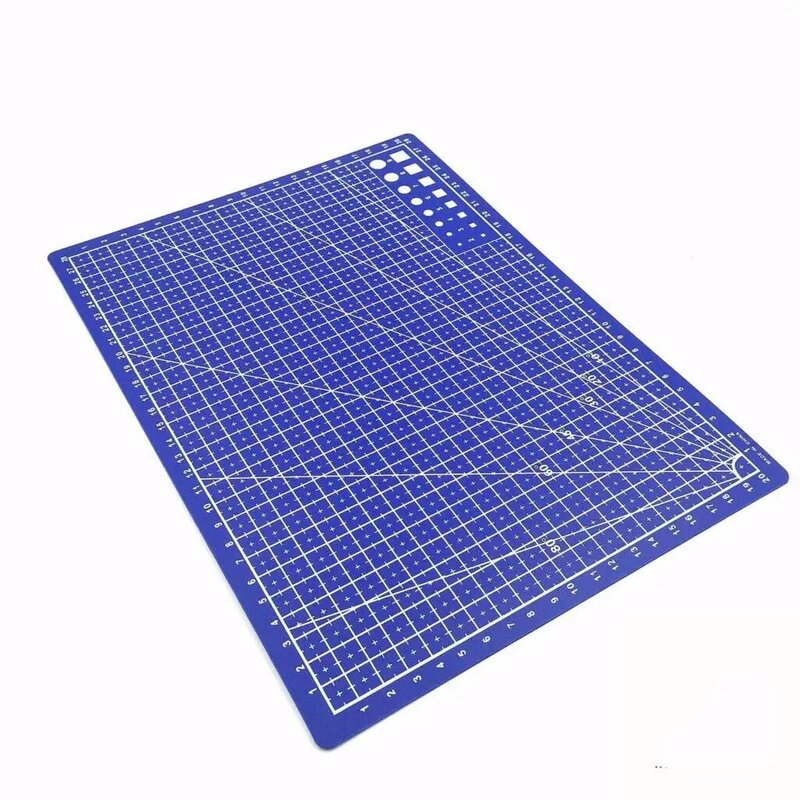 1 ud. 30*22cm A4 líneas de rejilla esterilla de corte autocurativa tarjeta artesanal tablero de papel de tela de cuero