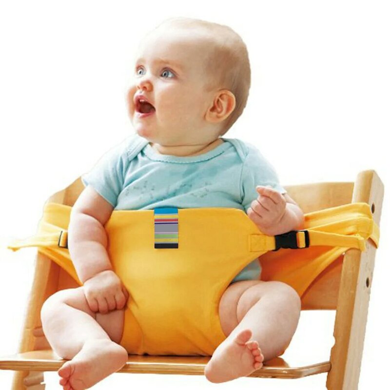 مقعد الطفل أحزمة السلامة الرضع الأطفال التفاف طوي السفر المحمولة الطعام الغداء كرسي تغذية مساعد حزام Bebe segurالشراء