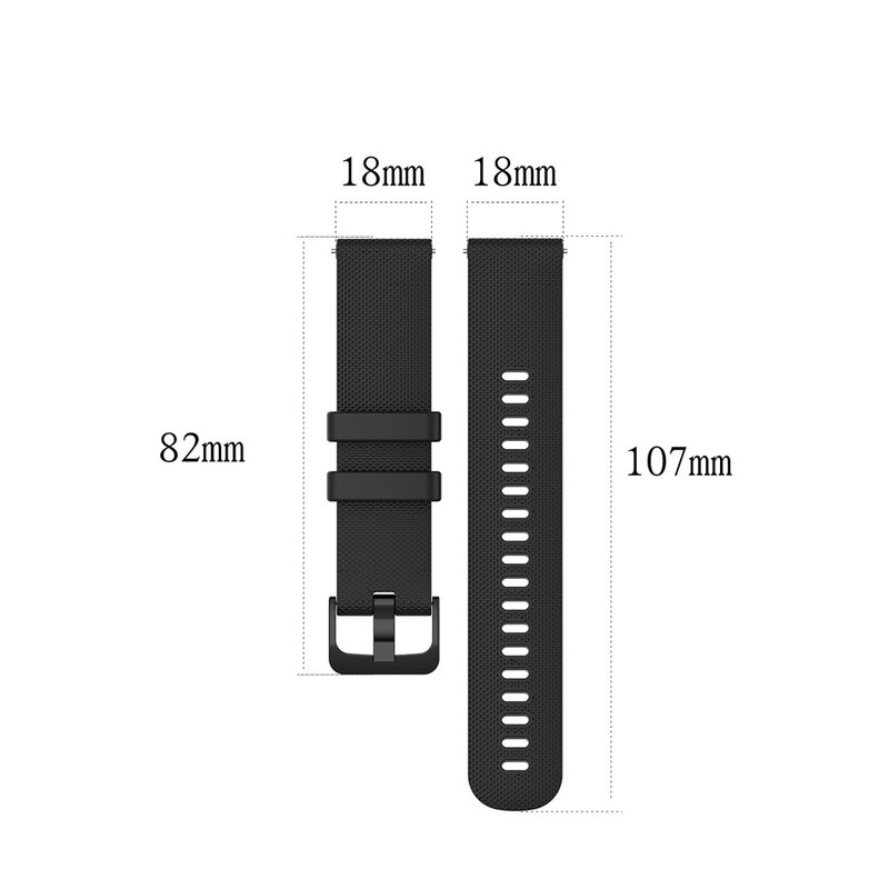 Correa de silicona para reloj Huawei Talkband B5, repuesto de correas de reloj deportivas, pulsera pequeña a cuadros de 18mm, Huawei B5
