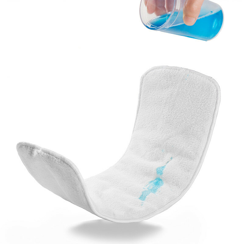 AIO-pañal de cáñamo de 3 capas para bebé, inserto superabsorbente, de tela, reutilizable, suave y transpirable, 35x13,5 cm, 5 unids/set por juego
