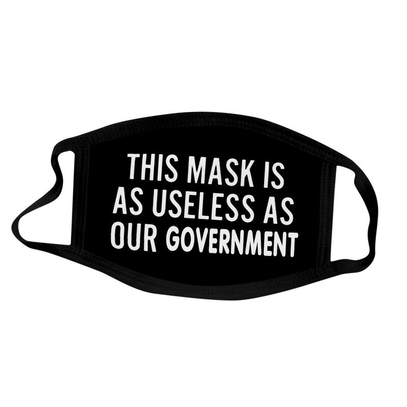 1pcs Letter Print  Print Face Mask Masque Women Fashion Reusable Face Mouth Covers Dust-proof Unisex Facemask Dust Masks#50