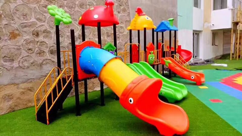 kids toy slide baby outdoor games swing kindergarten sets children's plastic child children playground indoor garden large B52