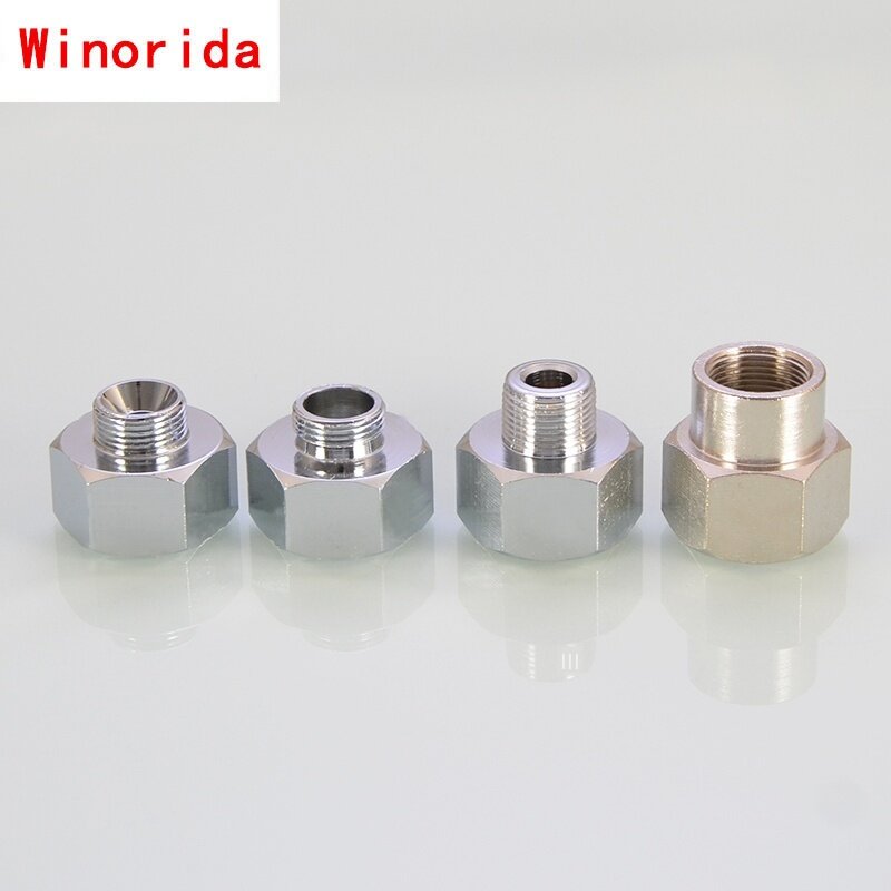 American Standard 3/8inch X 1.5 Fine Thread Faucet 1/2inch To 2.5/8IN Internal and External Wire Direct Triangle Valve Adapter
