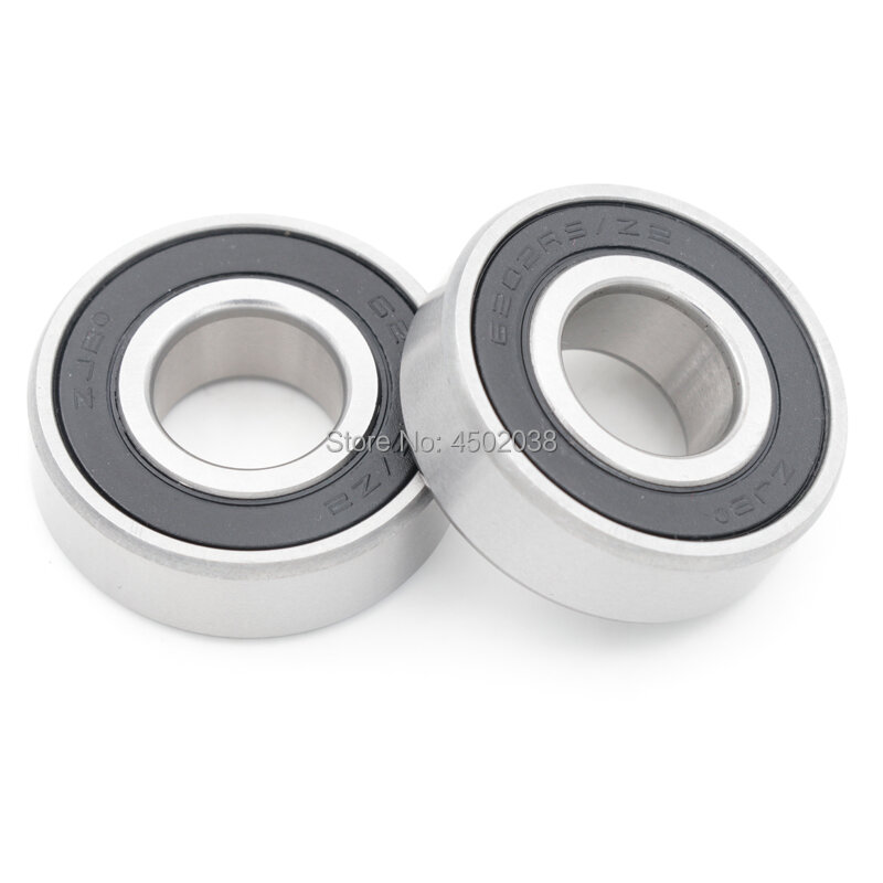 High quality chrome steel deep groove ball bearings 6206-2RS 30*62*16MM bearings