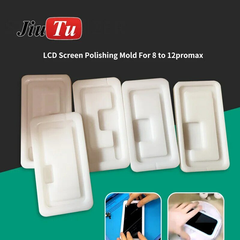 Máquina de moedura de polimento molde para iphone 8g x xsmax 11 series 12mini 13 13pro max tela lcd à prova dwaterproof água molde