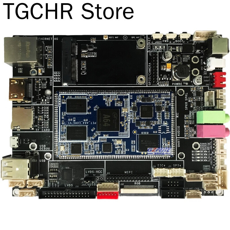 A64 Advertising Machine Industrial Control Digital Sign Merchant Display Arm Motherboard Android Qt Development Board Core Board