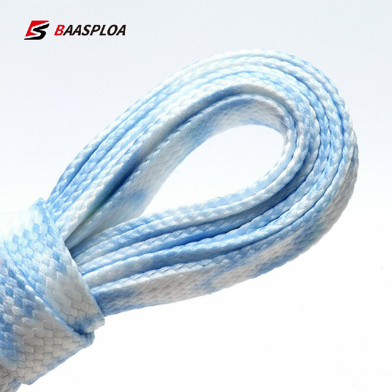 1 Pair Flat Shoelaces for Sneakers Fabric Shoe Laces White Shoe Lace Boot Laces for Shoes Baasploa Classic Soft Shoestrings