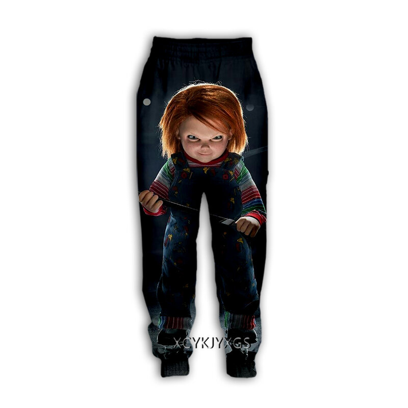 Xinchenyuan nowy kreatywny Horror chucky 3D drukuj dorywczo spodnie dresowe proste spodnie dresowe spodnie do joggingu spodnie K02